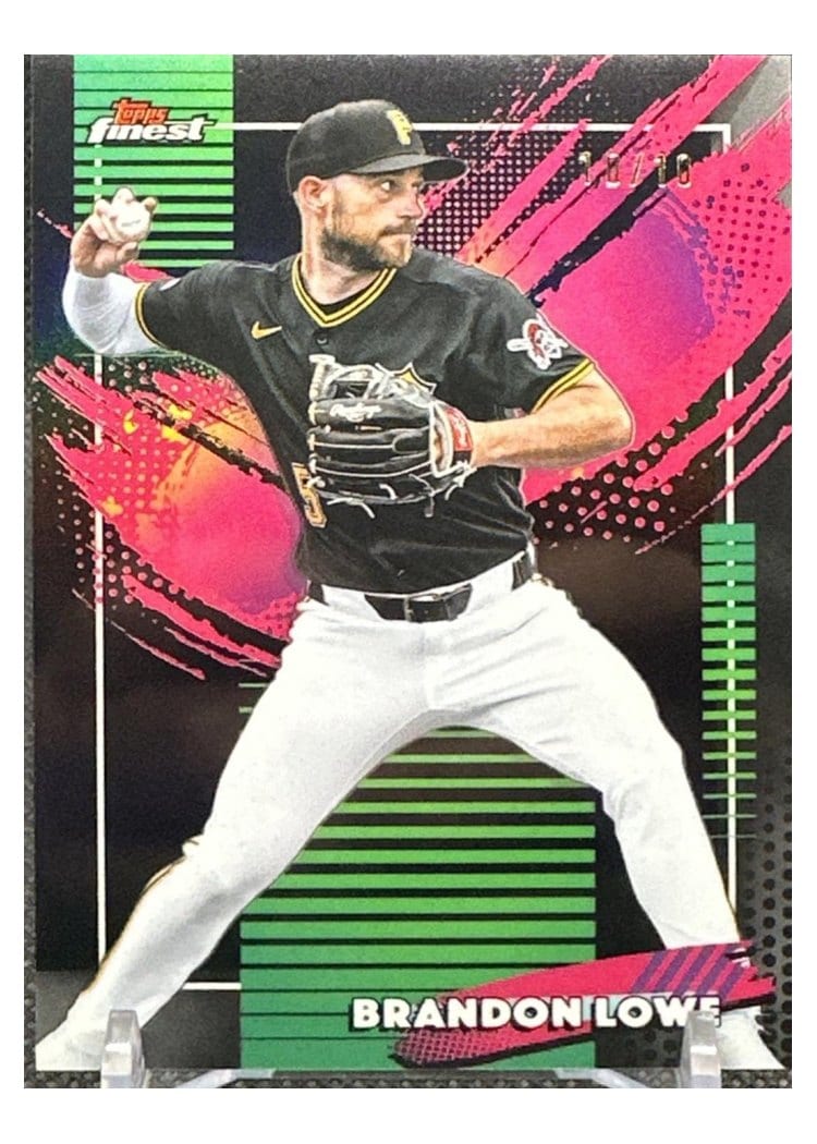 2026 Topps Finest Brandon Lowe Black Refractor #224 card