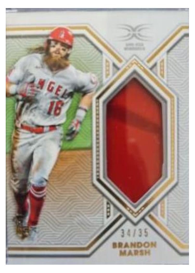 2022 Topps Definitive Collection Helmet Collection Brandon Marsh #DHC-BMA card