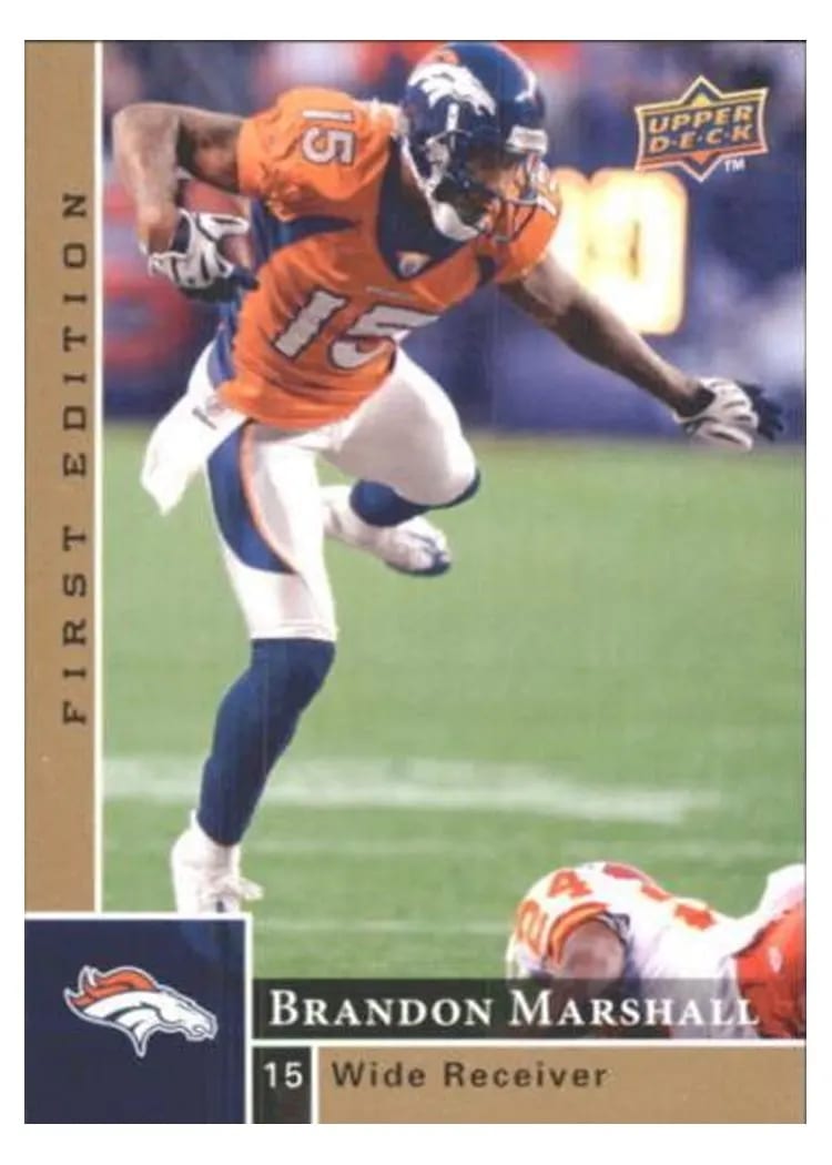 2009 Upper Deck First Edition Brandon Marshall #48 card