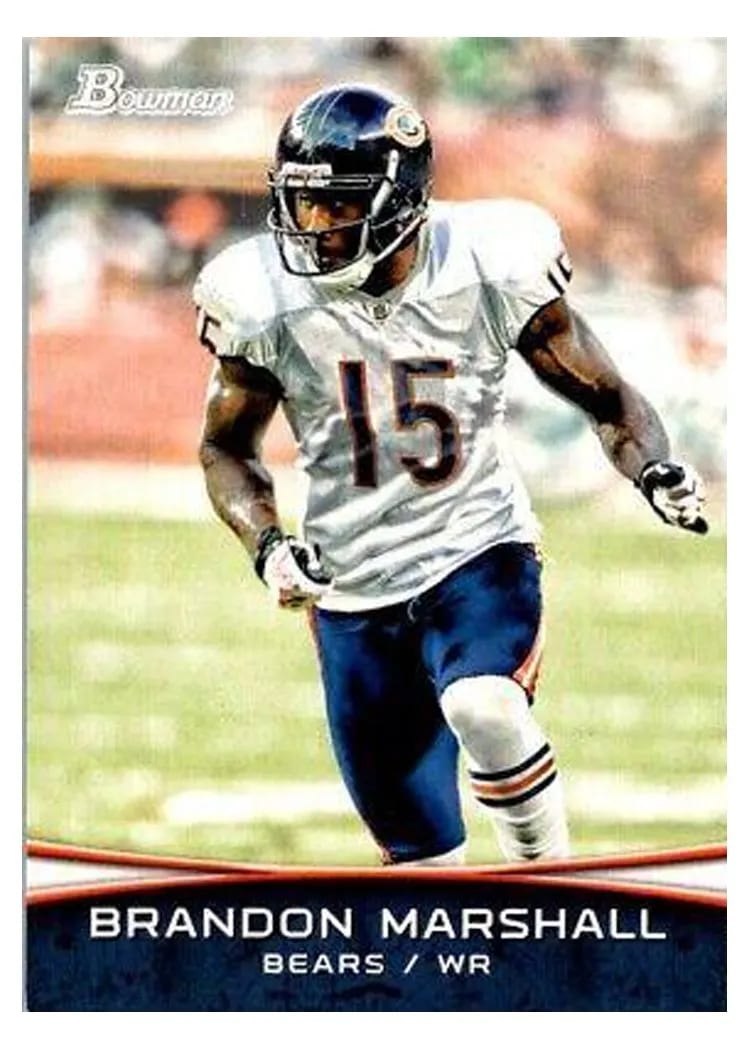 2012 Bowman Brandon Marshall #5 card
