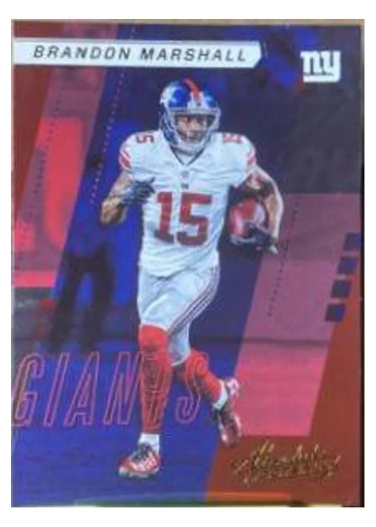 2017 Panini Absolute Brandon Marshall #45 card