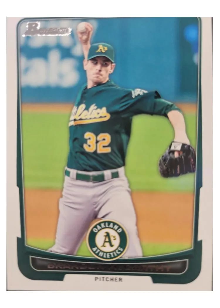 2012 Bowman Brandon McCarthy #15 card