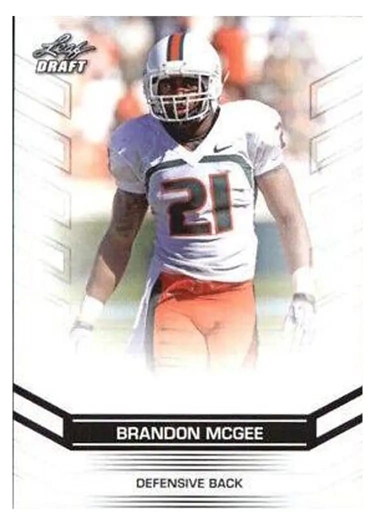2013 Leaf Draft Brandon McGee #84 card