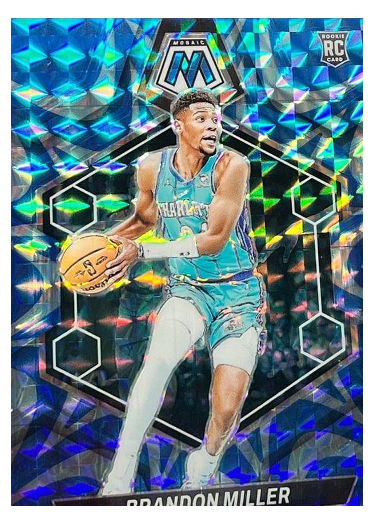 2023-24 Panini Mosaic Base Set Brandon Miller #202 card