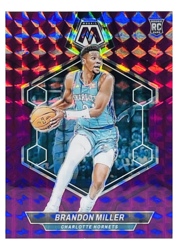 2023-24 Panini Mosaic Base Set Brandon Miller #202 card