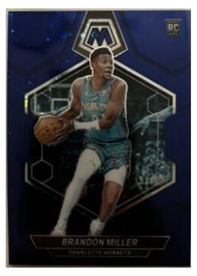 2023-24 Panini Mosaic Base Set Brandon Miller Blue Fast Break #202 card