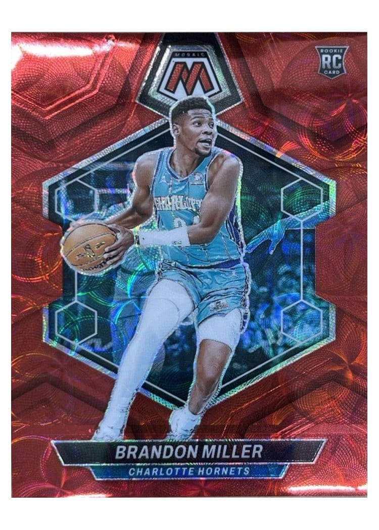 2023-24 Panini Mosaic Base Set Brandon Miller #202 card