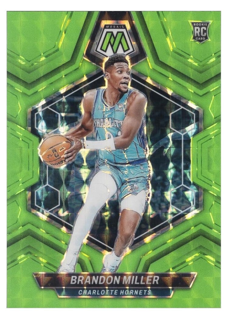 2023-24 Panini Mosaic Base Set Brandon Miller #202 card