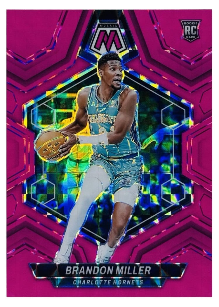 2023-24 Panini Mosaic Base Set Brandon Miller #202 card