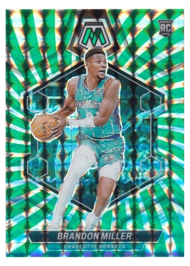 2023-24 Panini Mosaic Base Set Brandon Miller #202 card