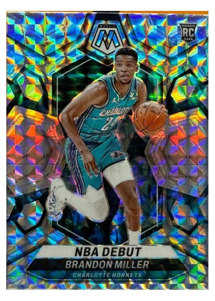 2023-24 Panini Mosaic Base Set Brandon Miller #252 card