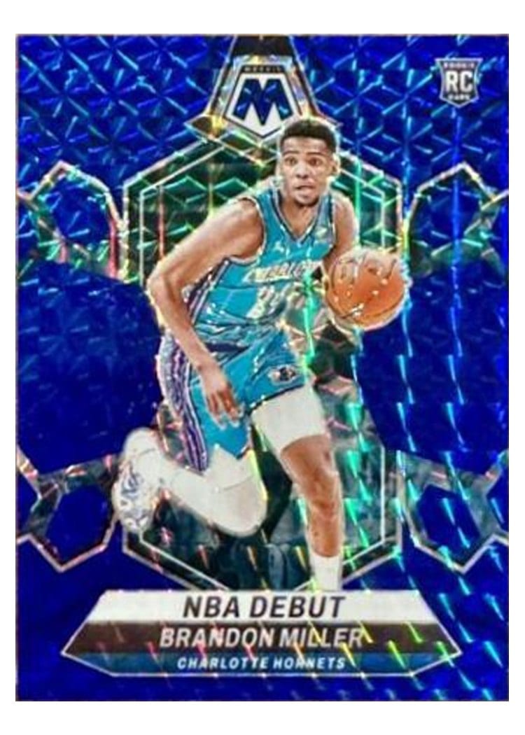 2023-24 Panini Mosaic Base Set Brandon Miller Blue #252 card