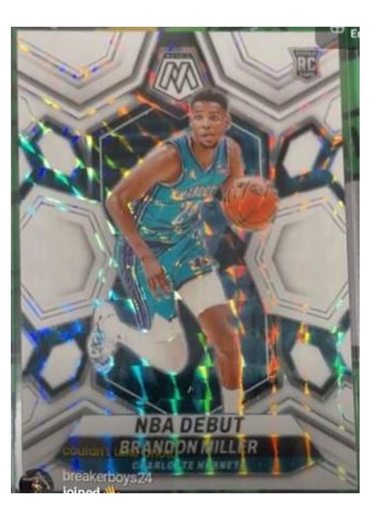 2023-24 Panini Mosaic Base Set Brandon Miller #252 card