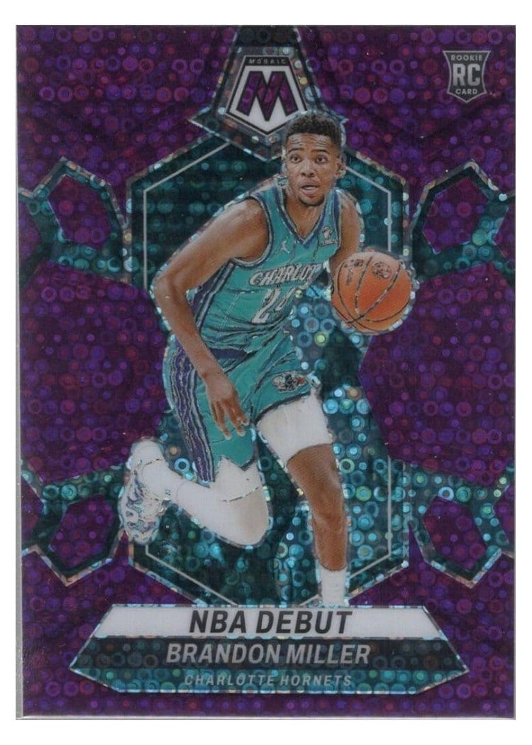 2023-24 Panini Mosaic Base Set Brandon Miller #252 card
