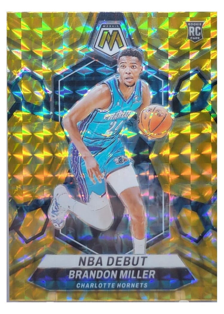 2023-24 Panini Mosaic Base Set Brandon Miller #252 card