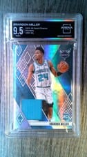 2023-24 Panini Phoenix Rookie Memorabilia Brandon Miller #RM-MIL card