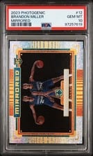 2023-24 Panini Photogenic Mirrored Brandon Miller #12 card