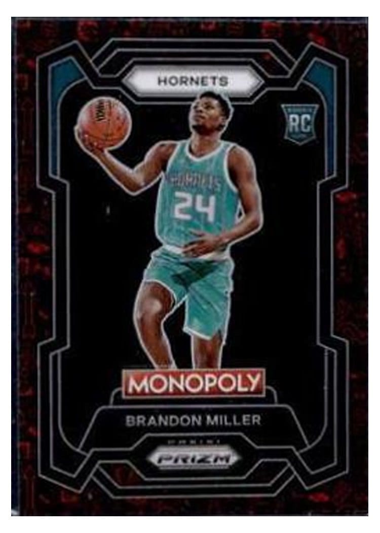 2023-24 Panini Prizm Monopoly Base Set Brandon Miller #15 card