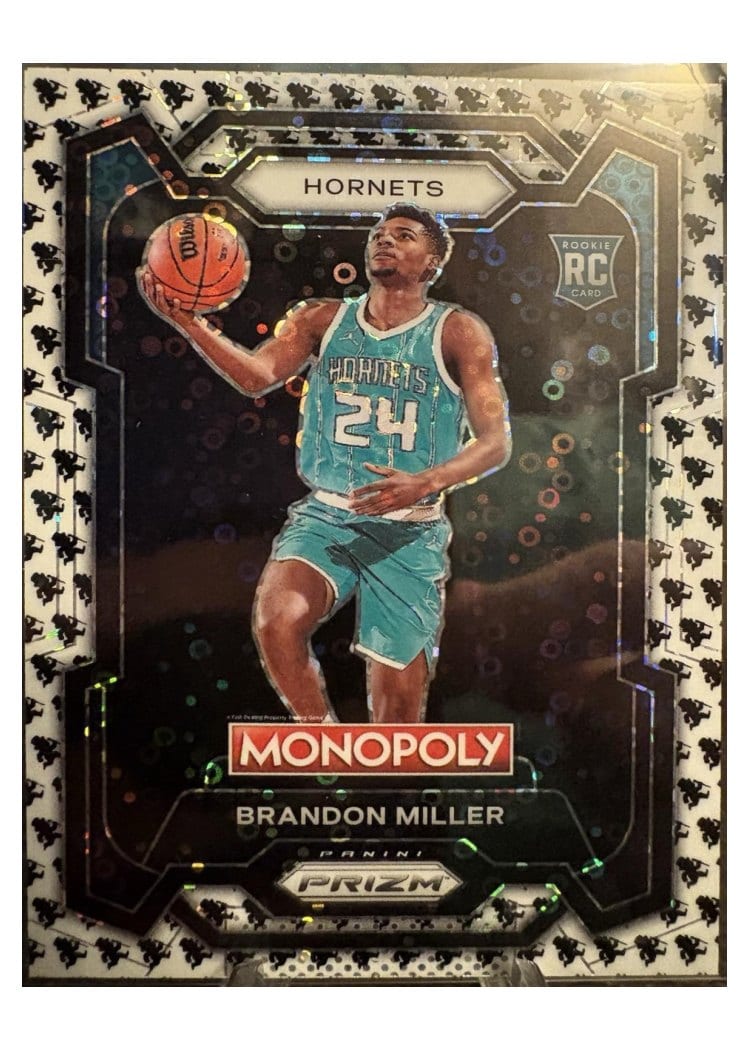 2023-24 Panini Prizm Monopoly Base Set Brandon Miller #15 card