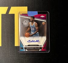 2023-24 Topps Chrome Certified Rookie Autographs Brandon Miller #CRA-BM card