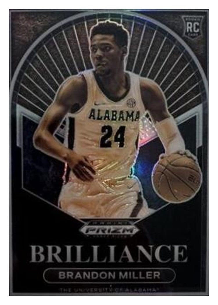 2023 Panini Prizm Brandon Miller #152 card