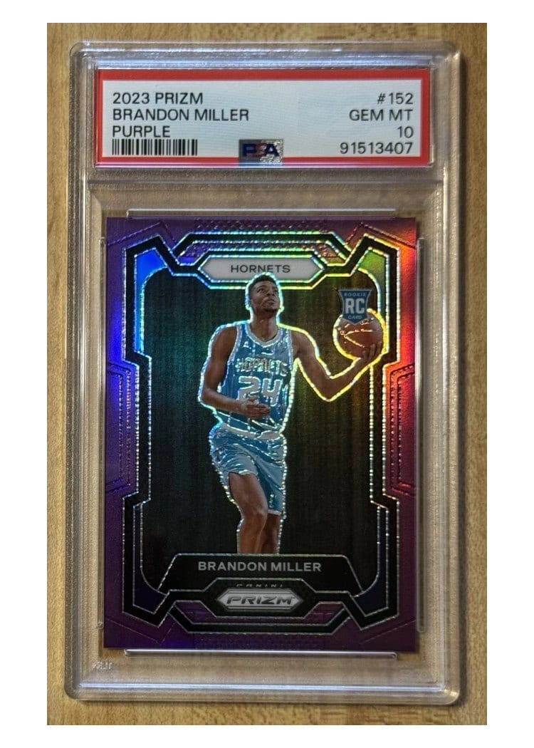 2023 Panini Prizm Brandon Miller #152 card