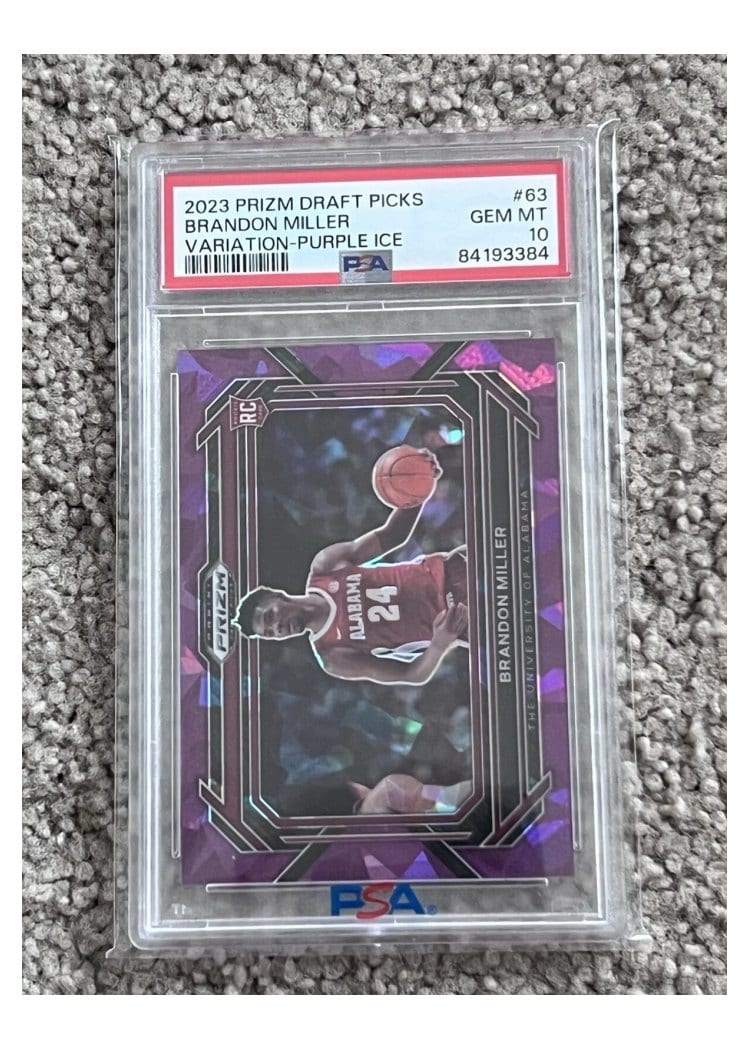 2023 Panini Prizm Brandon Miller #152 card
