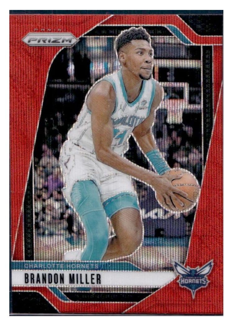 2024-25 Panini Prizm Base Set Brandon Miller #109 card