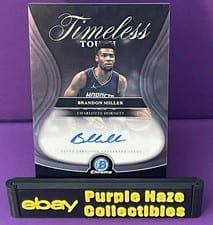 2025-26 Bowman Timeless Touch Signatures Brandon Miller #TTA-BM card