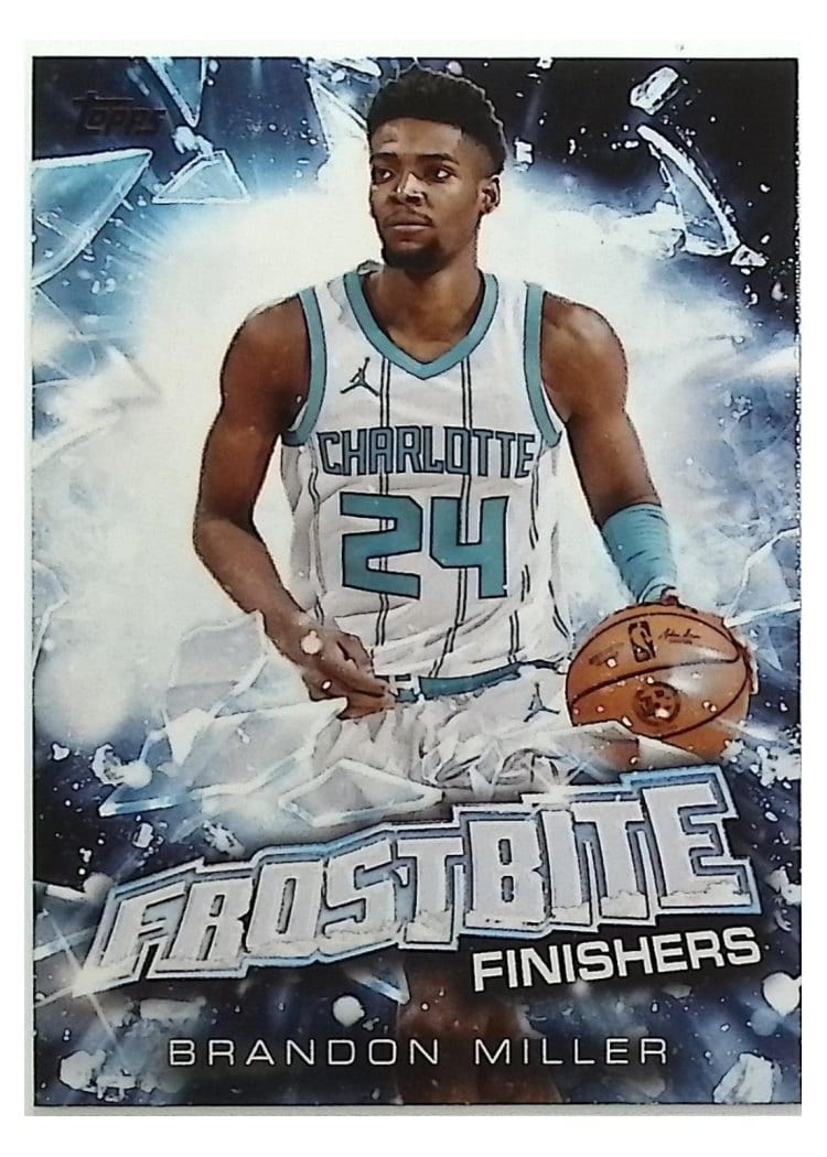 2025-26 Topps Holiday Frostbite Finishers Brandon Miller #FF-BM card