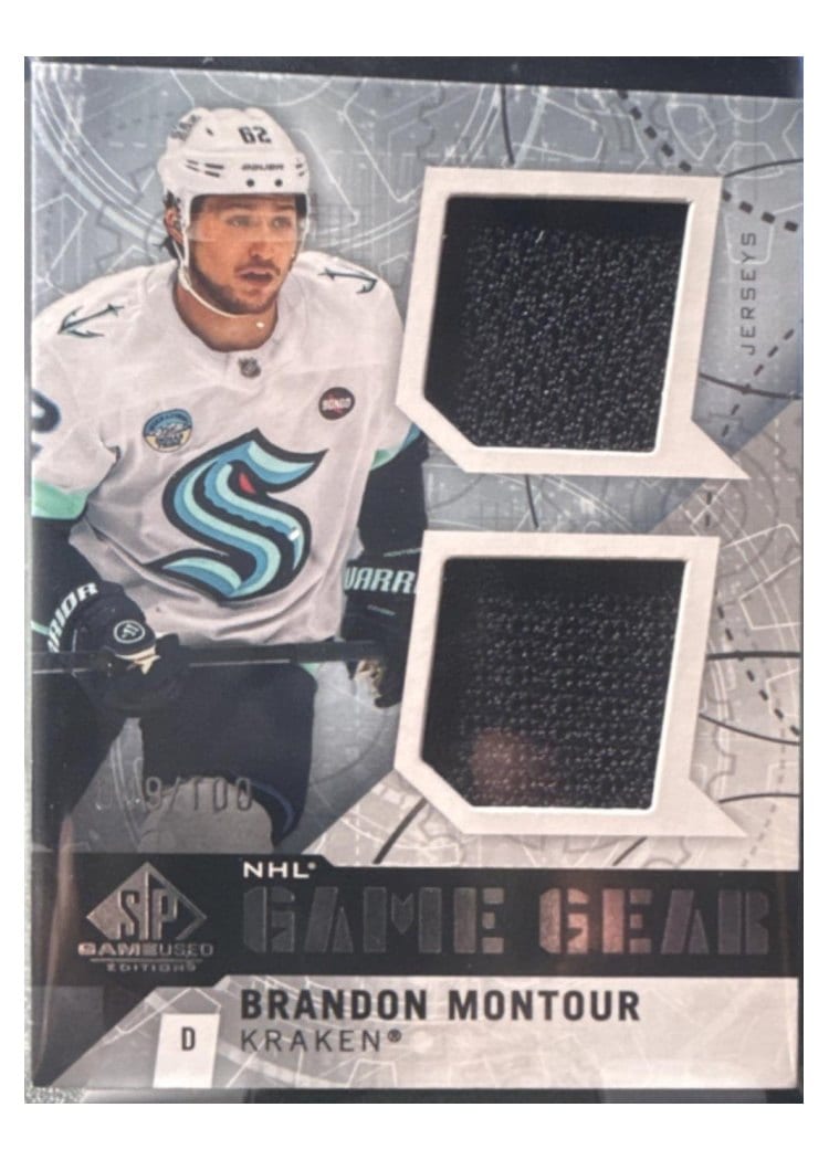 2025-26 SP Game Used Game Gear Brandon Montour #GG-BM card