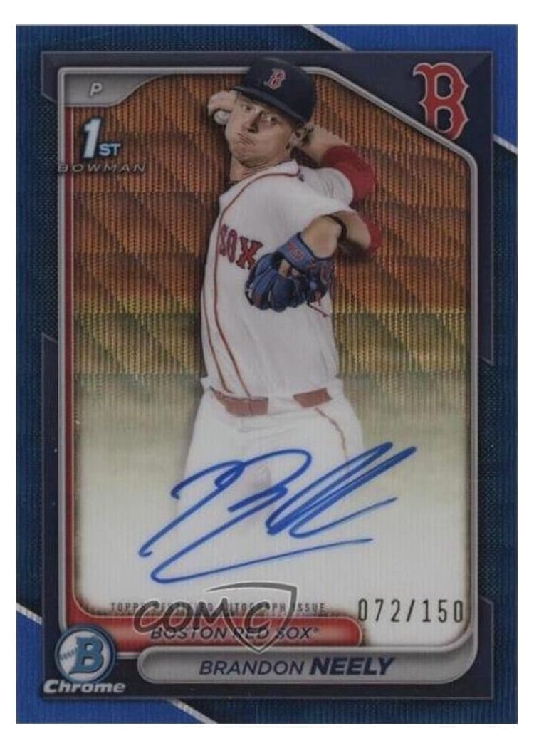 2024 Bowman Draft Chrome Prospect Autographs Brandon Neely #CPA-BN card