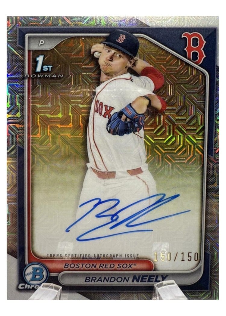 2024 Bowman Draft Chrome Prospect Autographs Brandon Neely #CPA-BN card