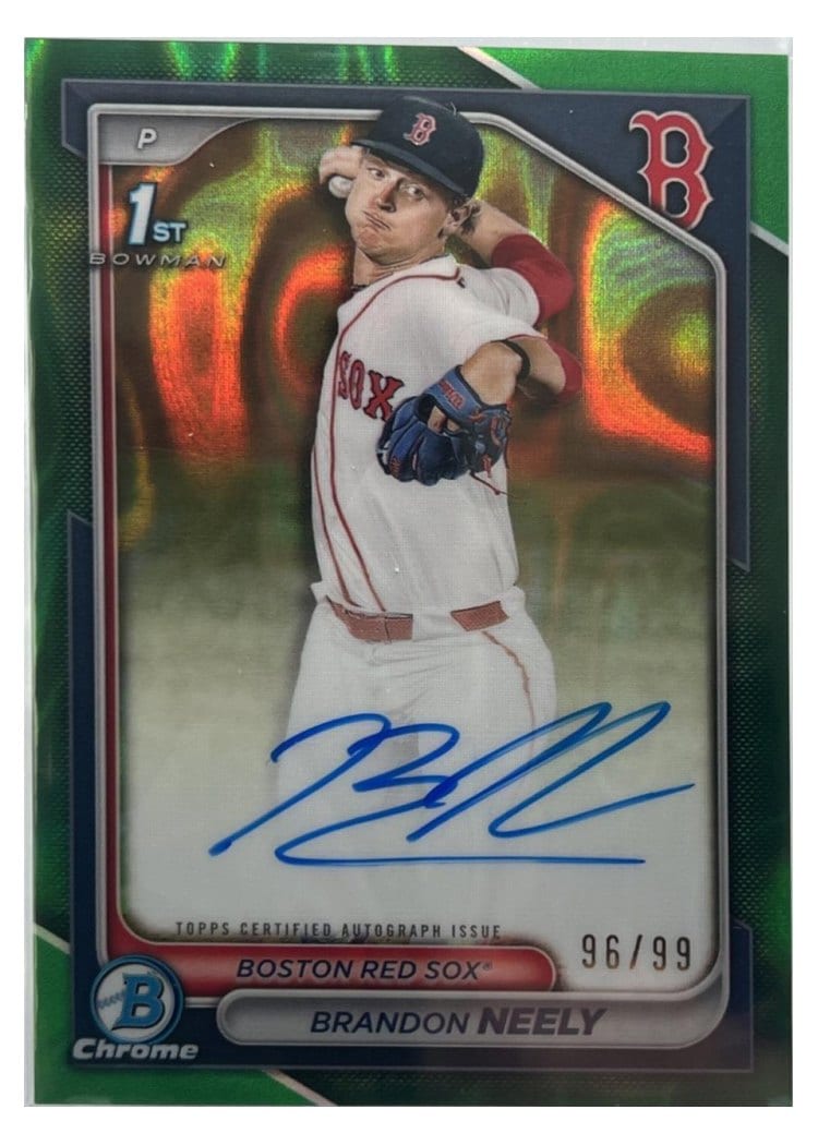 2024 Bowman Draft Chrome Prospect Autographs Brandon Neely #CPA-BN card
