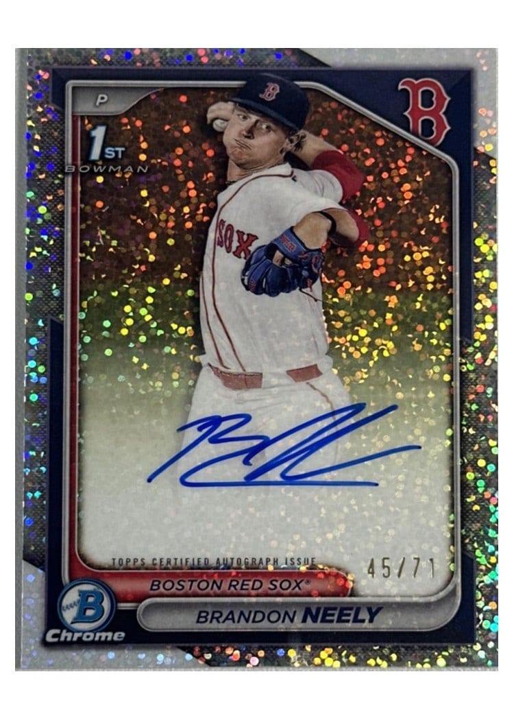 2024 Bowman Draft Chrome Prospect Autographs Brandon Neely #CPA-BN card