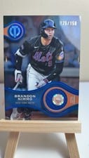 2025 Topps Tribute Stamp Of Approval Brandon Nimmo #SOA-BN card