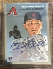 2023 Topps Chrome Platinum Anniversary Autographs Brandon Pfaadt #CPA-BPF card