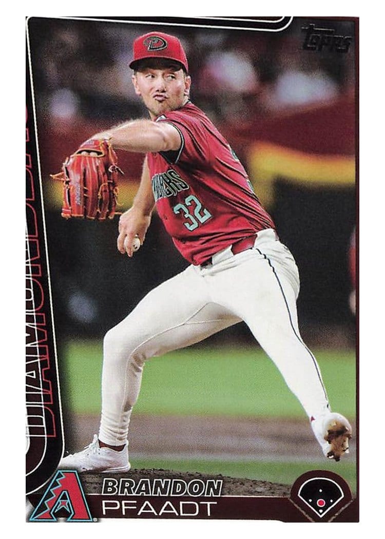 2025 Topps Base Set Brandon Pfaadt #182 card