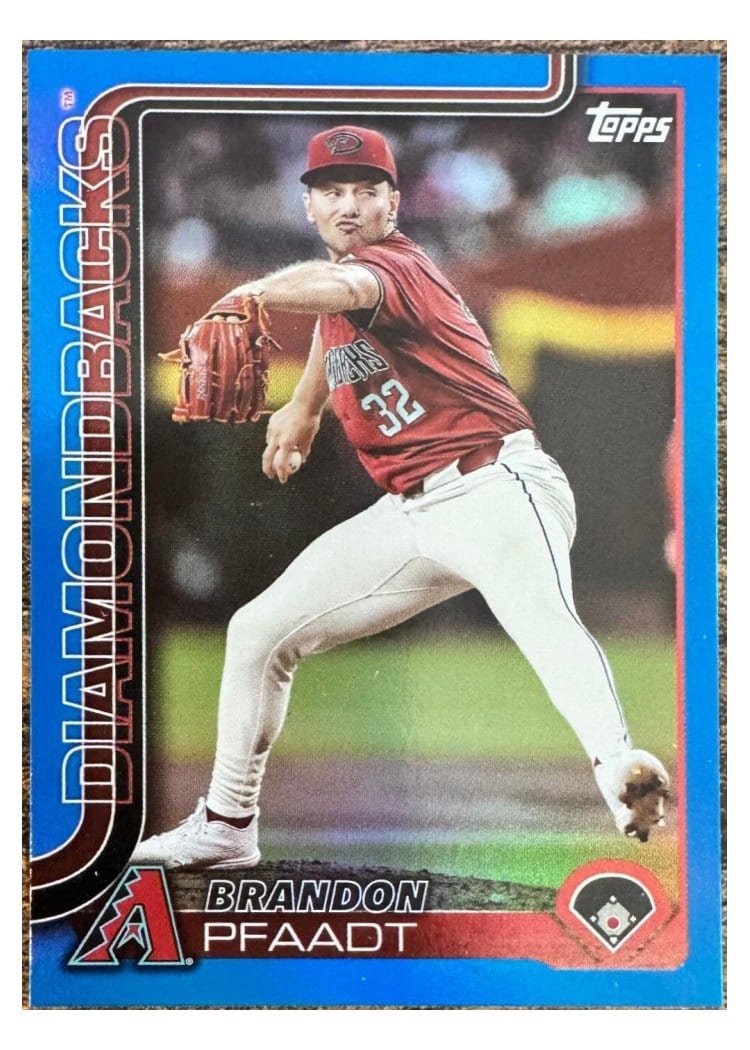 2025 Topps Base Set Brandon Pfaadt #182 card