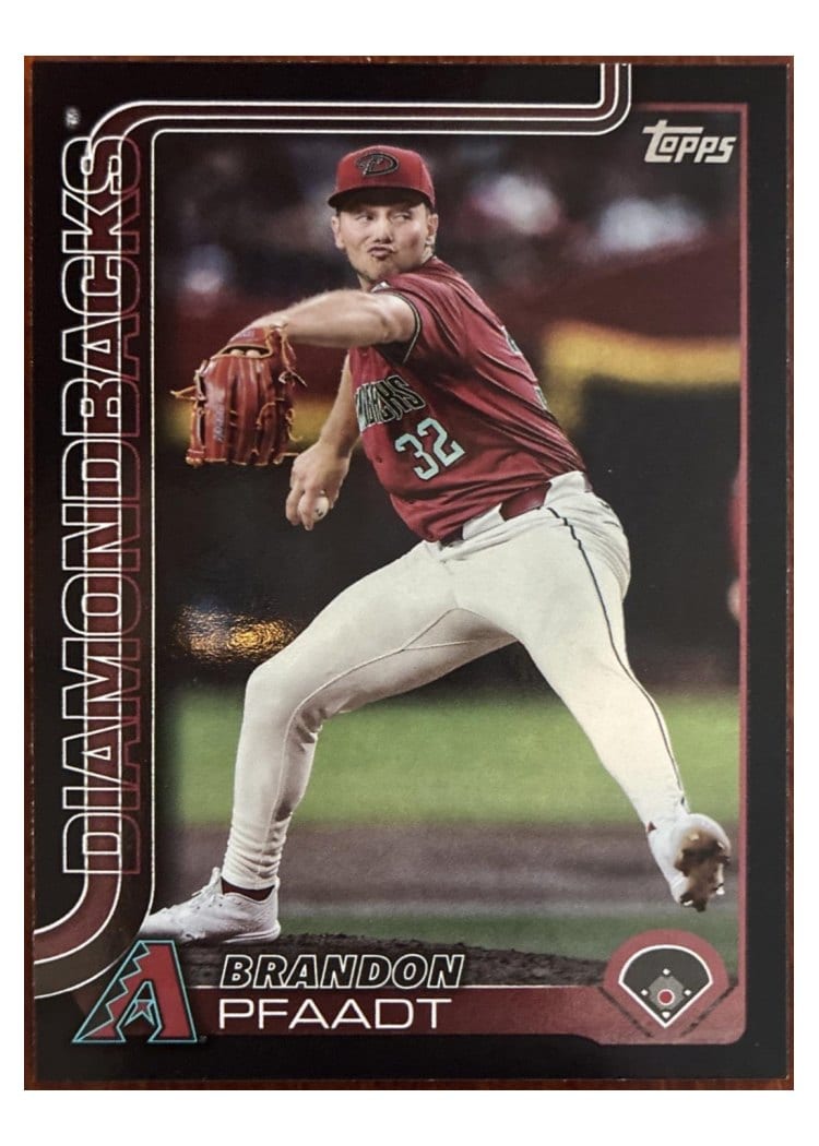 2025 Topps Base Set Brandon Pfaadt #182 card