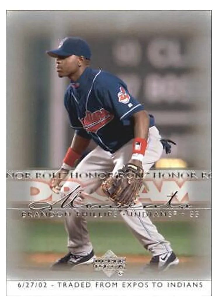 2002 Upper Deck Honor Roll Brandon Phillips #110 card