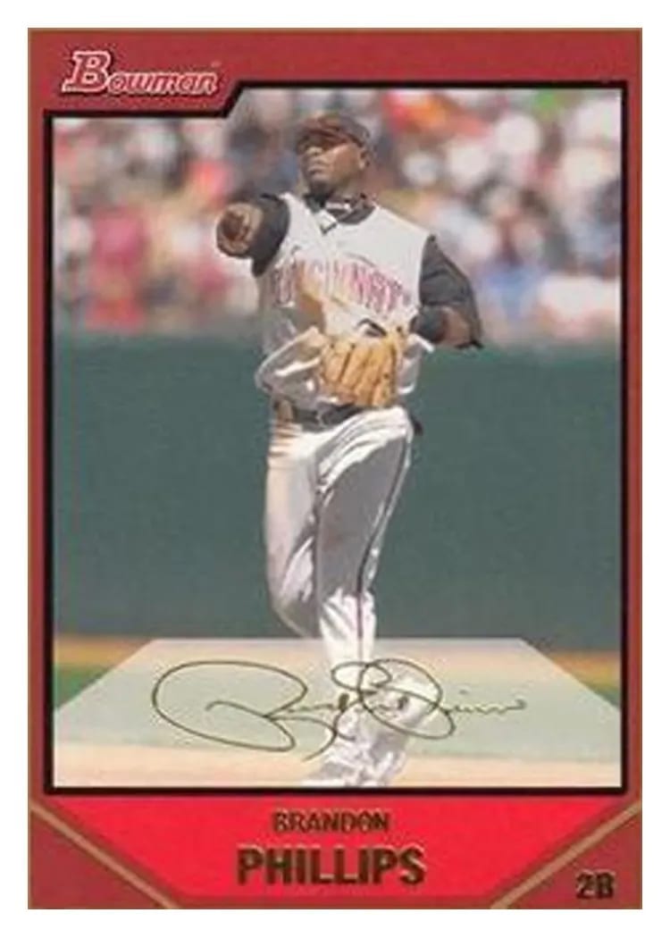 2007 Bowman Brandon Phillips #29 card
