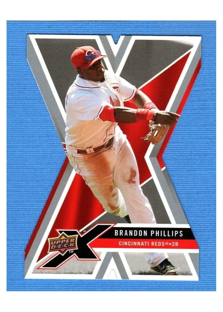 2008 Upper Deck X Brandon Phillips #30 card