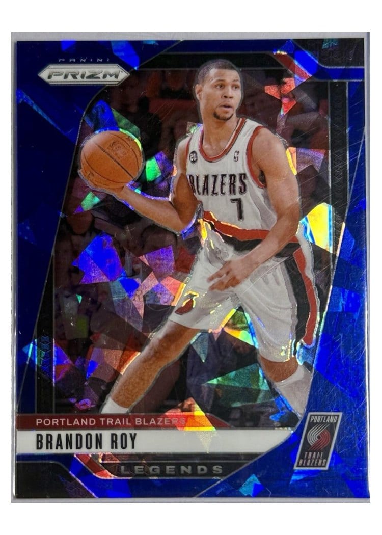 2024-25 Panini Prizm Base Set Brandon Roy Wave Blue #271 card