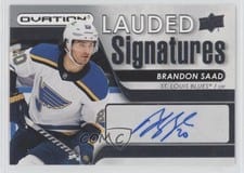 2021-22 Upper Deck Ovation Lauded Signatures Brandon Saad #LS-BS card