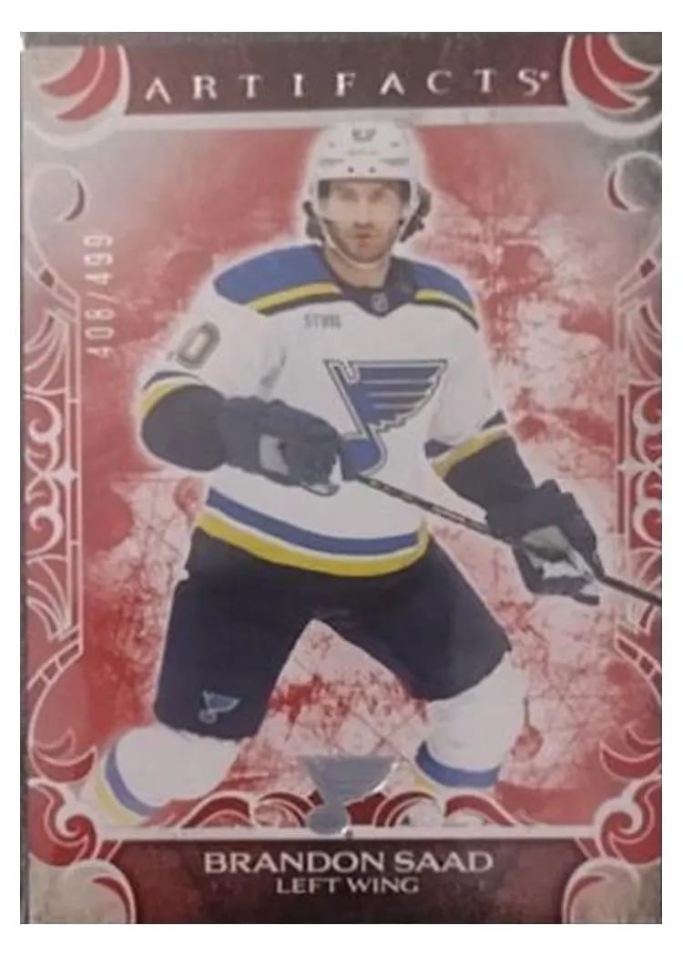 2024-25 Upper Deck Artifacts Base Set Brandon Saad #6 card