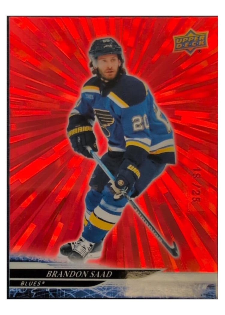 2024-25 Upper Deck Base Set Brandon Saad #614 card