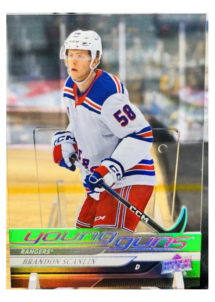 2024-25 Upper Deck Base Set Brandon Scanlin #454 card