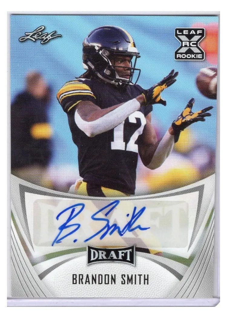 2021 Leaf Draft Autograph Brandon Smith #BA-BS2 card