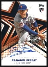 2026 Topps Baseball Stars Autographs Brandon Sproat #BSA-BSP